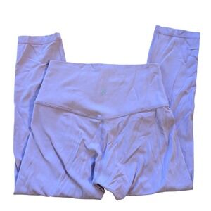 Lululemon Wunder Under High Rise Crop 21 Lavender Purple Leggings W6AVHS Size 6